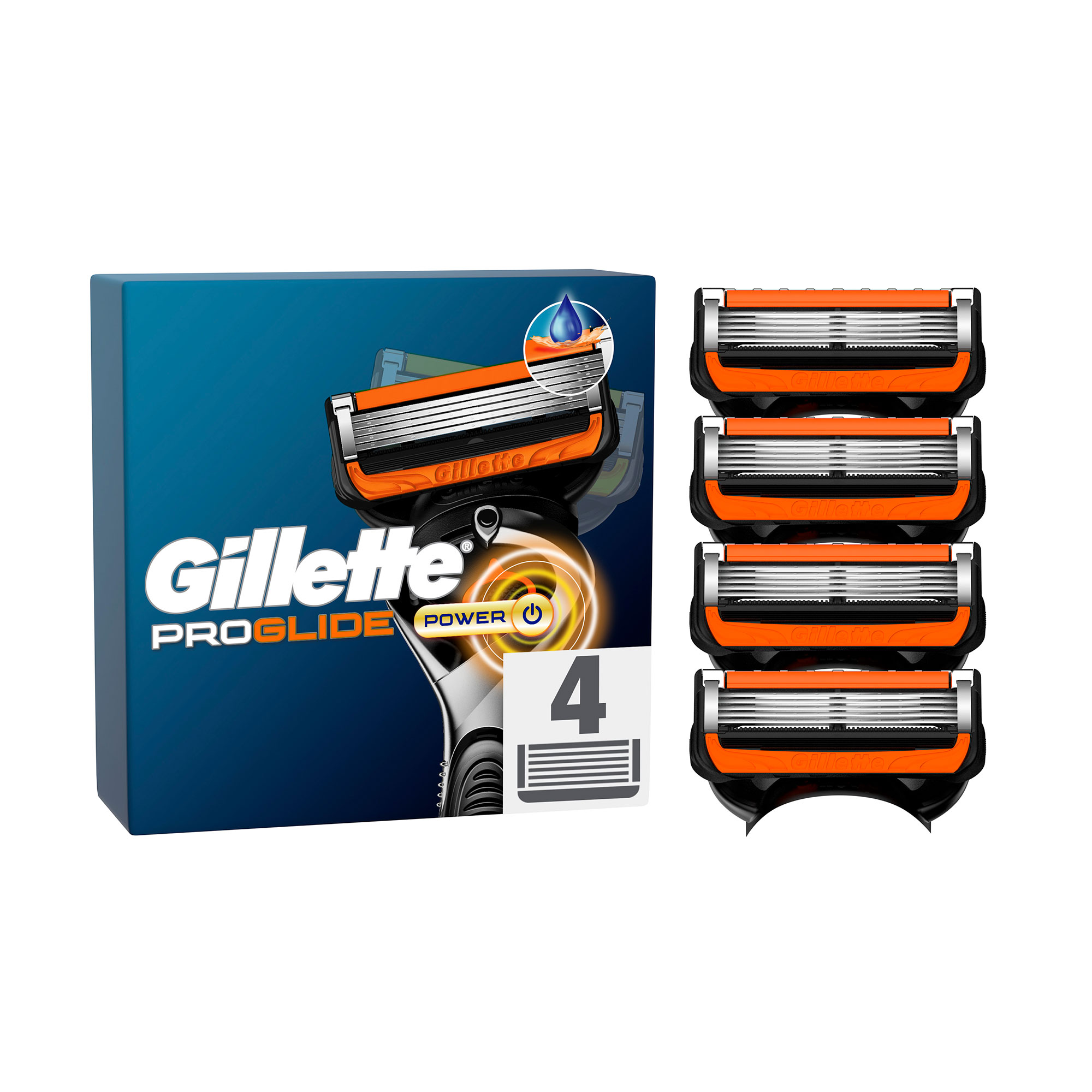 Змінні картриджі для гоління чоловічі (леза) Gillette Fusion ProGlide Power, 4 шт
Змінні картриджі для гоління чоловічі (леза) Gillette Fusion ProGlide Power, 4 шт