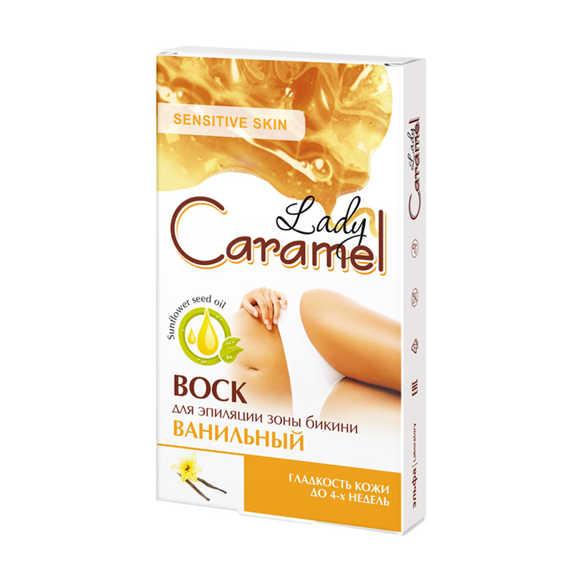 Уцінка! Віск для депіляції зони бікіні Caramel Lady Ванільний, 12 шт
Уцінка! Віск для депіляції зони бікіні Caramel Lady Ванільний, 12 шт