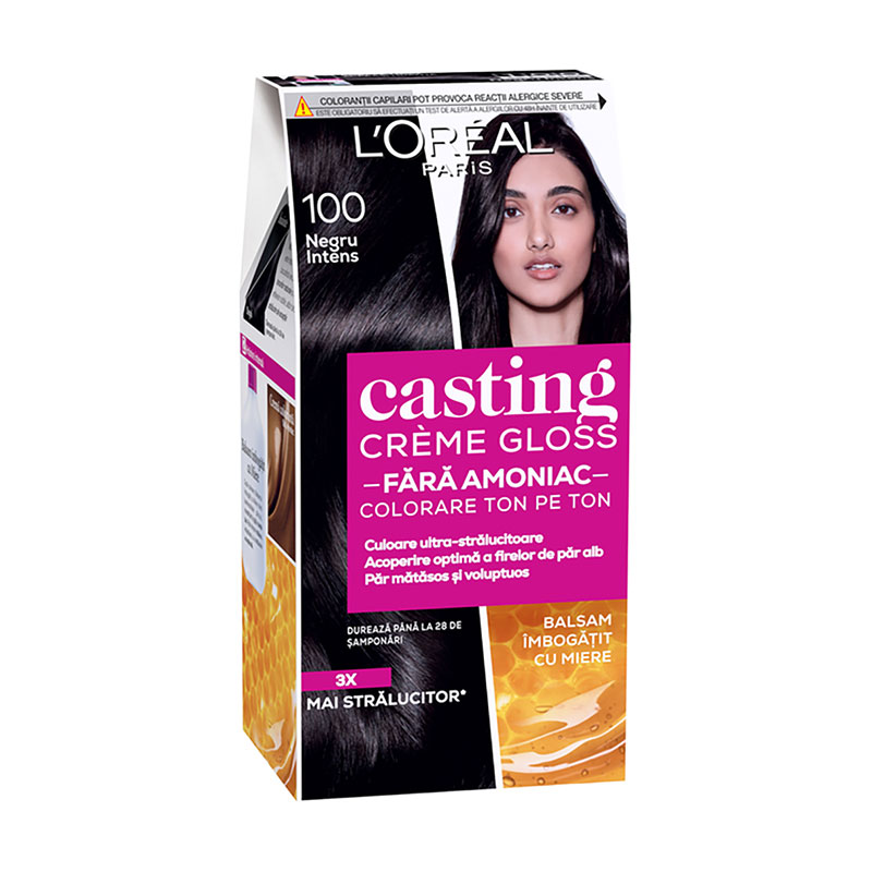 Уцінка! Безаміачна фарба для волосся L'Oreal Paris Casting Creme Gloss 100 Чорна ваніль, 180 мл
Уцінка! Безаміачна фарба для волосся L'Oreal Paris Casting Creme Gloss 100 Чорна ваніль, 180 мл