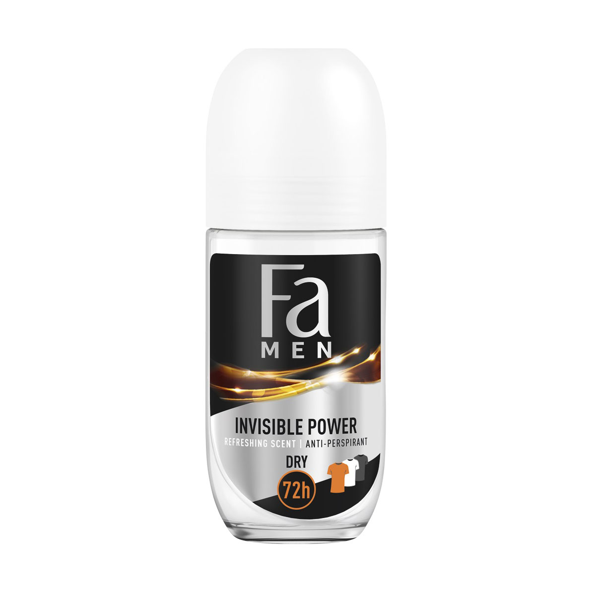 Кульковий антиперспірант Fa Men Invisible Power 72h з освіжальним ароматом, чоловічий, 50 мл
Кульковий антиперспірант Fa Men Invisible Power 72h з освіжальним ароматом, чоловічий, 50 мл