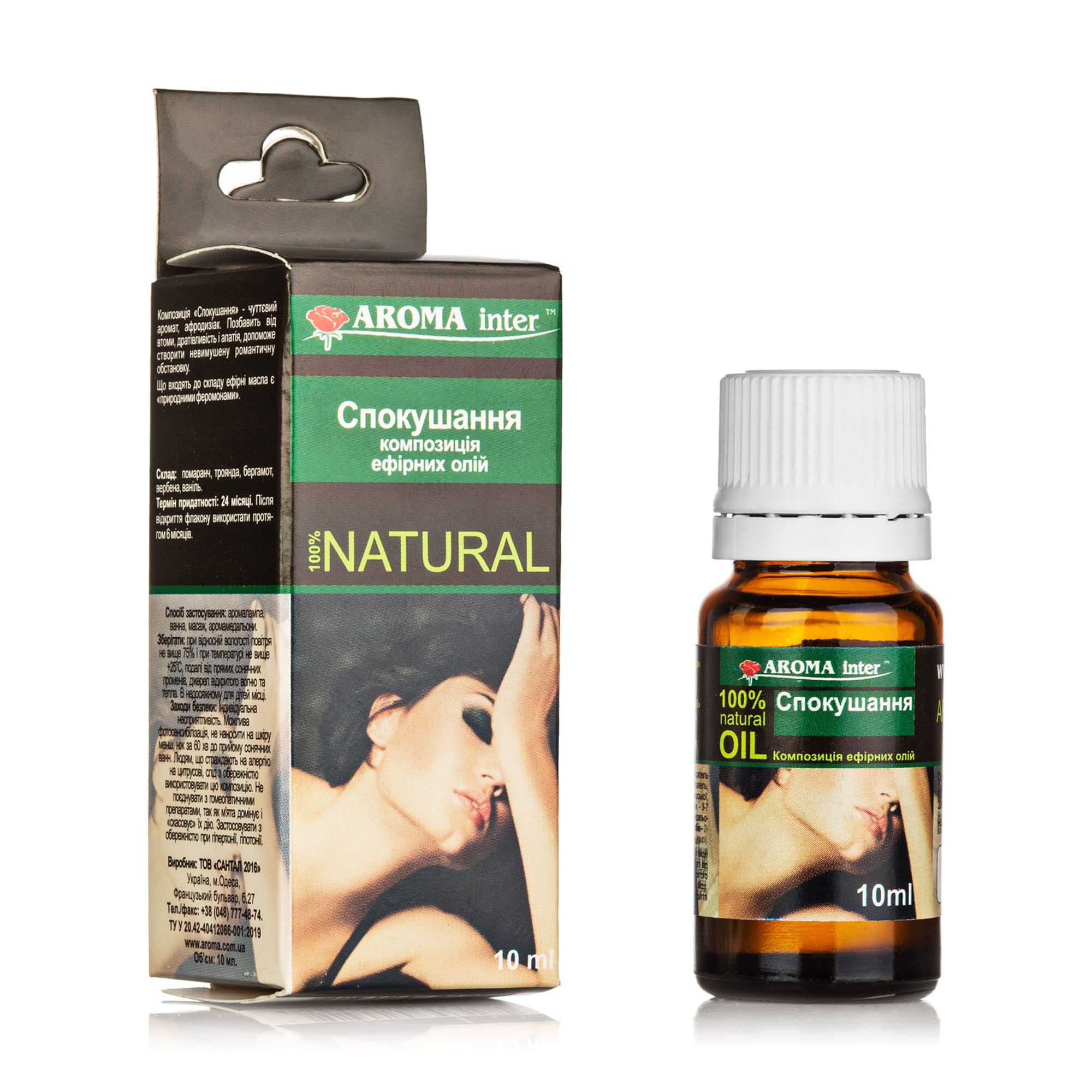 Аромакомпозиція Aroma Inter Спокуса, 10 мл
Аромакомпозиція Aroma Inter Спокуса, 10 мл