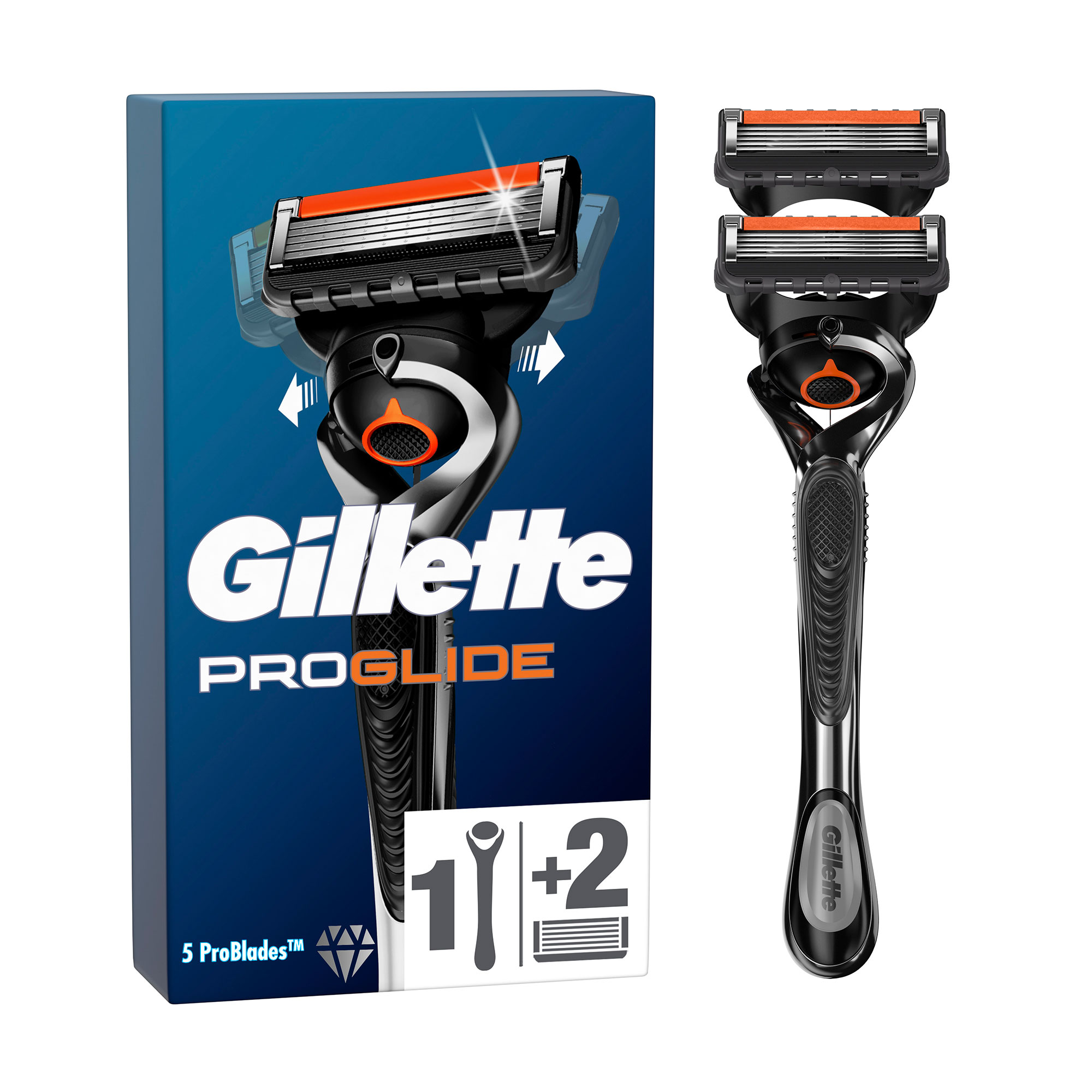 Станок для гоління чоловічий (бритва) Gillette Fusion ProGlide Flexball з 2 змінними картриджами
Станок для гоління чоловічий (бритва) Gillette Fusion ProGlide Flexball з 2 змінними картриджами