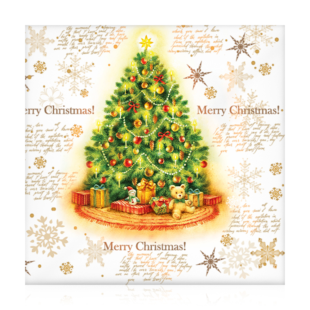 Серветки декоративні Lito Ялинка Merry Christmas, 3-шарові, 33*33 см, 18 шт
Серветки декоративні Lito Ялинка Merry Christmas, 3-шарові, 33*33 см, 18 шт