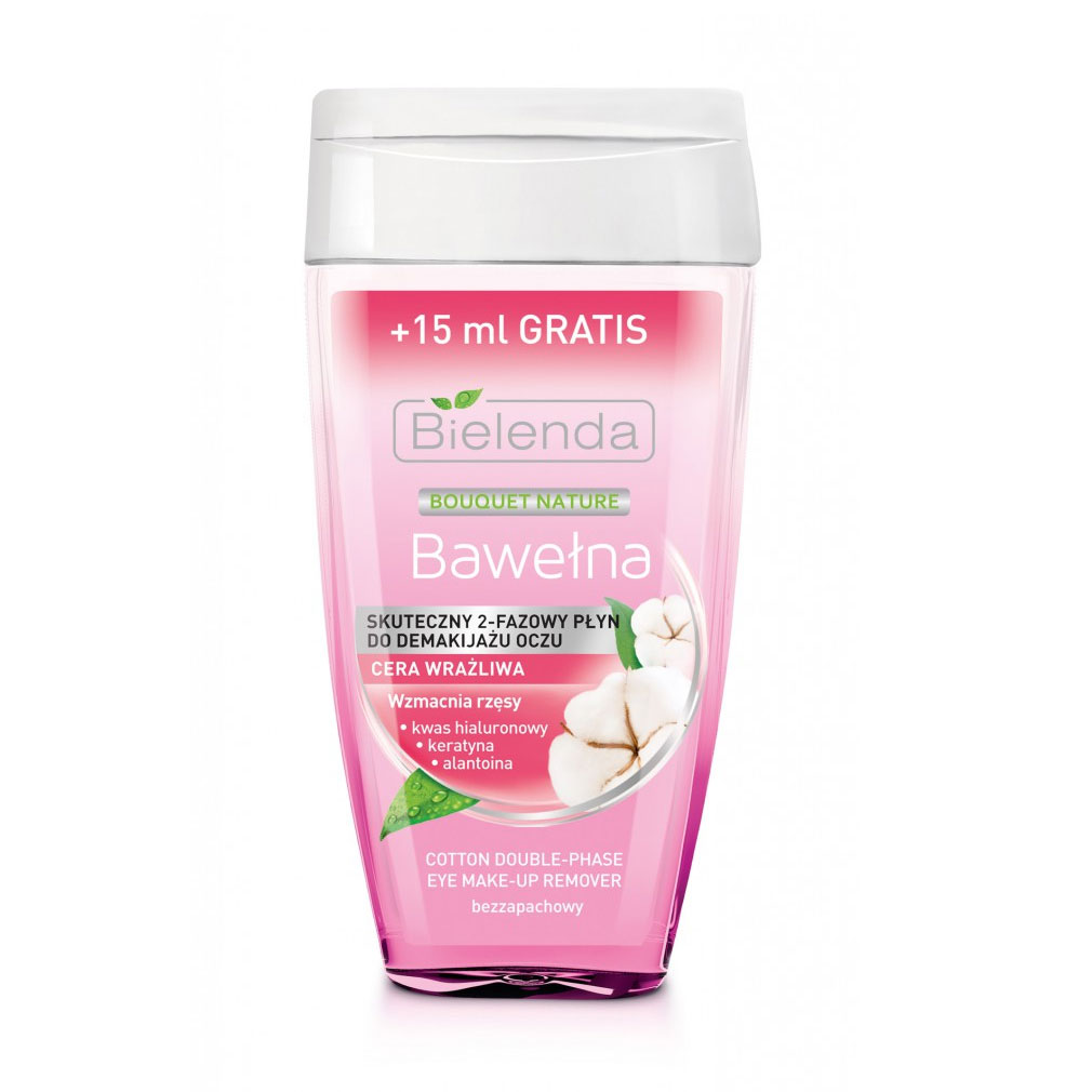 Двофазна рідина для демакіяжу очей Bielenda Bouquet Nature Бавовна, 140 мл
Двофазна рідина для демакіяжу очей Bielenda Bouquet Nature Бавовна, 140 мл