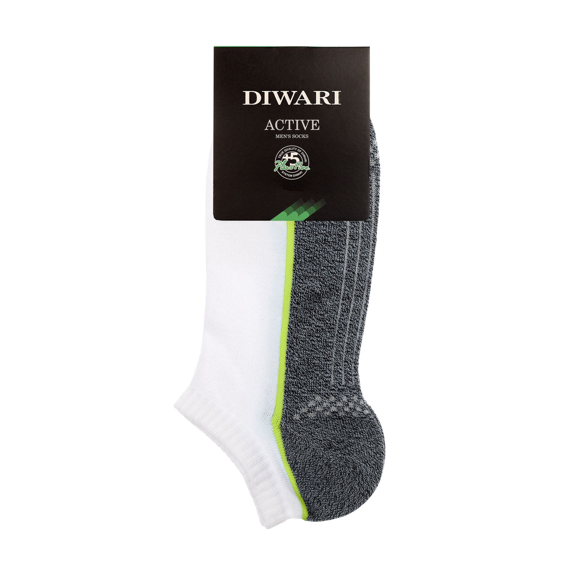Шкарпетки чоловічі Diwari Active 15С-44СП 044 ультракороткі, бiлий/темно-сiрий, розмір 27
Шкарпетки чоловічі Diwari Active 15С-44СП 044 ультракороткі, бiлий/темно-сiрий, розмір 27