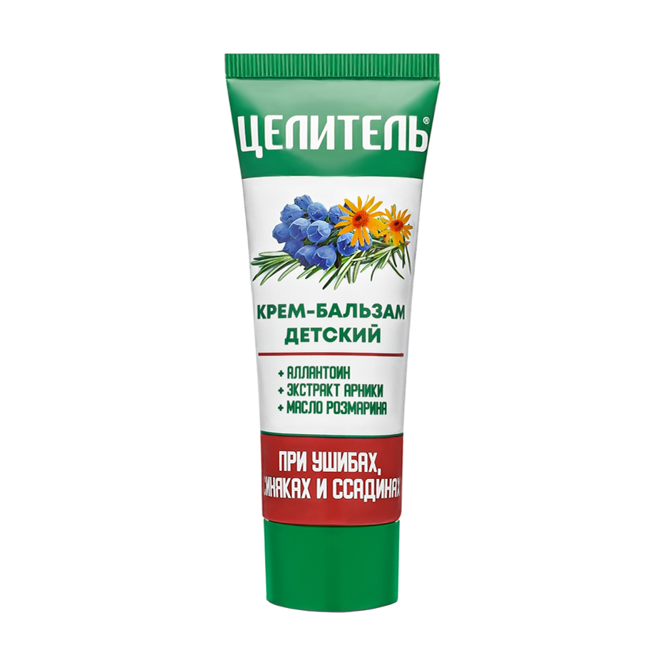 Дитячий крем-бальзам у разі забоїв, синців і саден Аромат Цілитель, 70 г
Дитячий крем-бальзам у разі забоїв, синців і саден Аромат Цілитель, 70 г