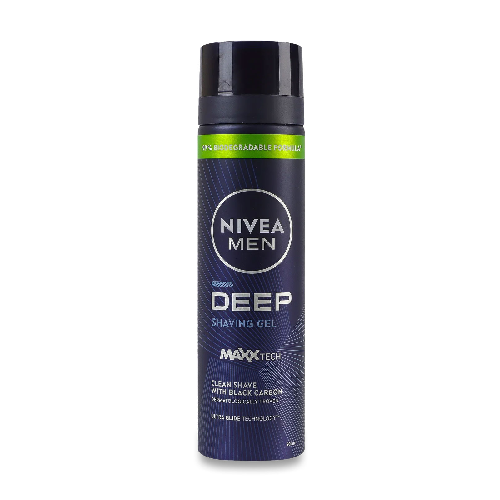 Чоловічий чорний гель для гоління NIVEA MEN Deep, 200 мл
Чоловічий чорний гель для гоління NIVEA MEN Deep, 200 мл