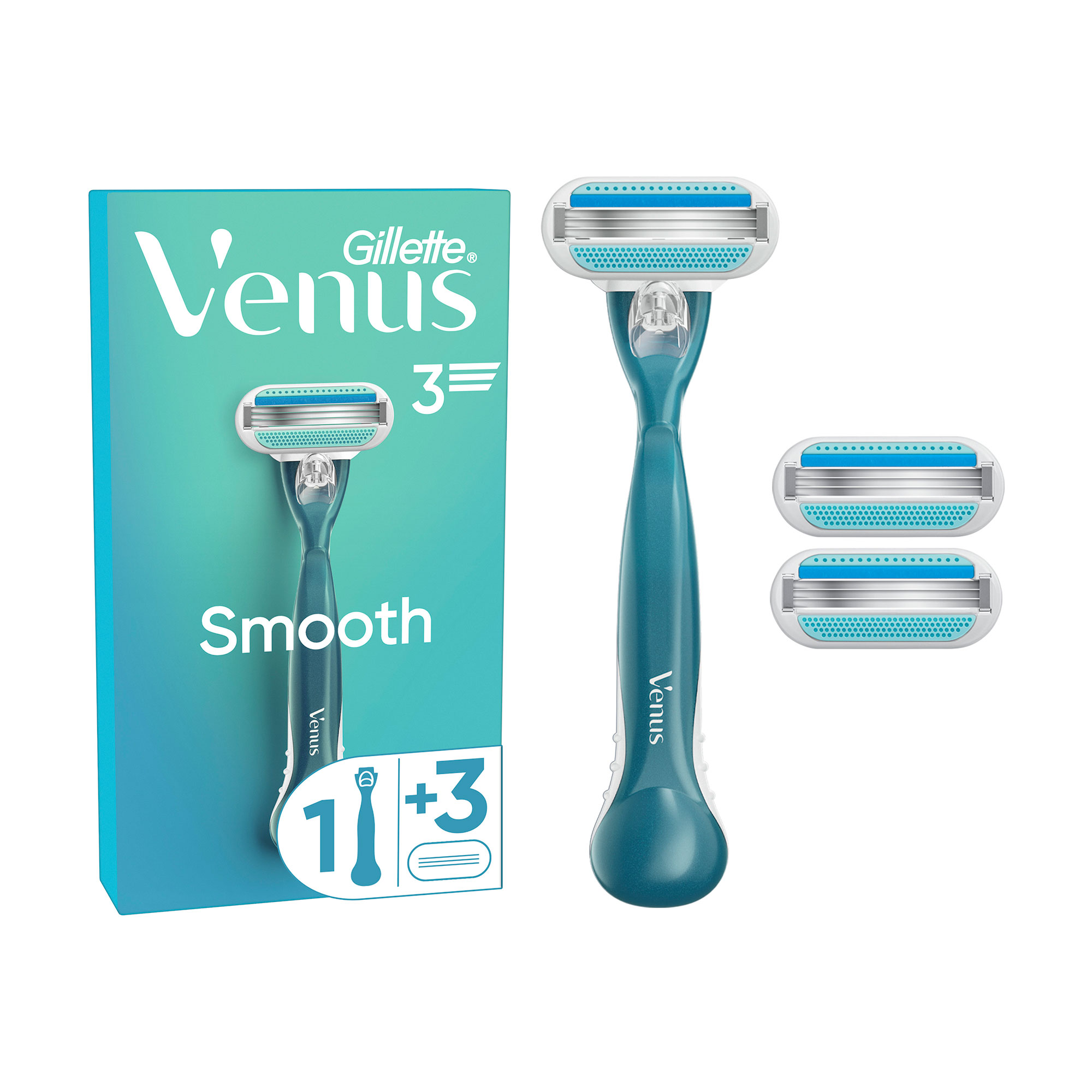 Уцінка! Станок для гоління жіночий (бритва) Gillette Venus з 3 змінними картриджами
Уцінка! Станок для гоління жіночий (бритва) Gillette Venus з 3 змінними картриджами