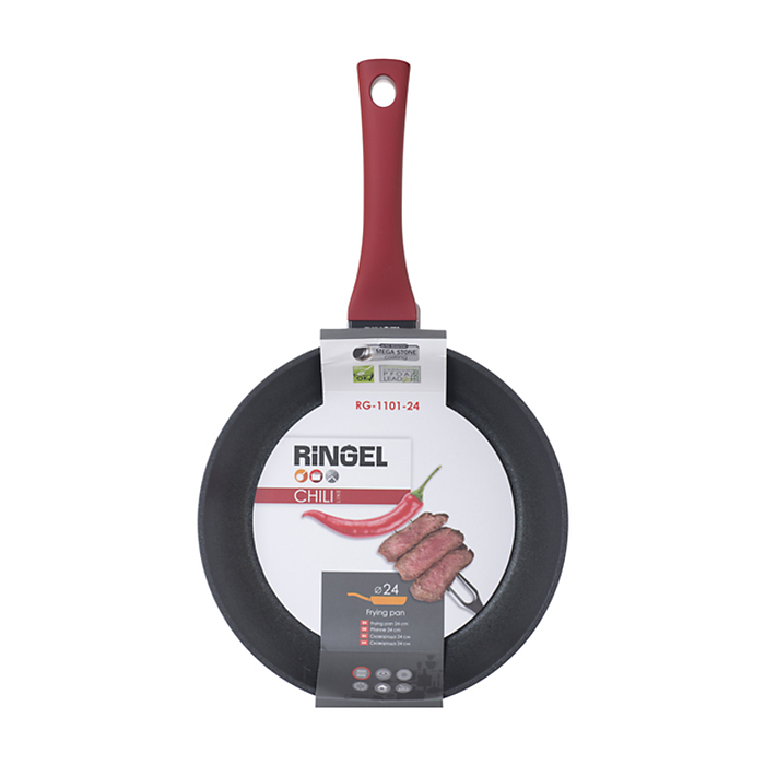 Сковорода Ringel Chili без кришки, 24 см (RG-1101-24)
Сковорода Ringel Chili без кришки, 24 см (RG-1101-24)