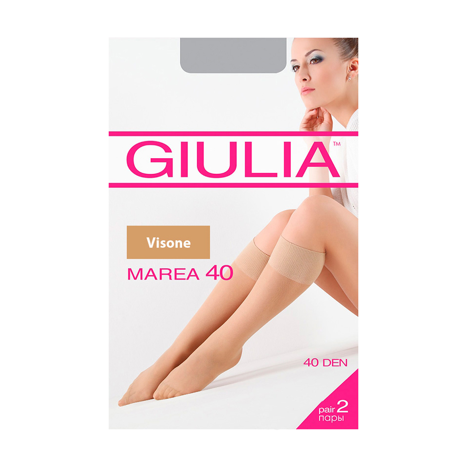 Гольфи жіночі Giulia Marea Gambaletto класичні, 40 DEN, Visone, 2 пари
Гольфи жіночі Giulia Marea Gambaletto класичні, 40 DEN, Visone, 2 пари