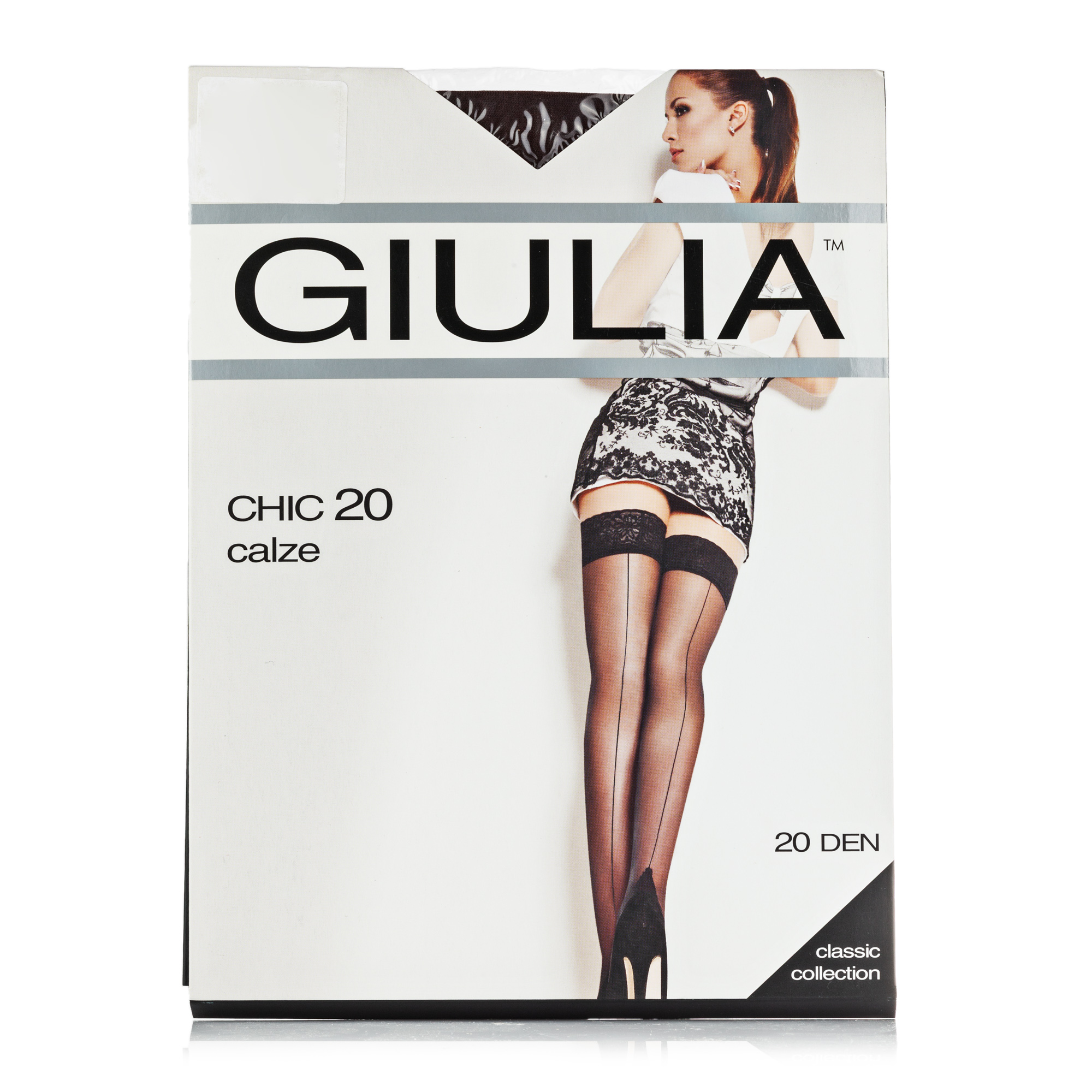 Панчохи жіночі Giulia Chic Calze 20 DEN, Cappuccino, розмір 3/4
Панчохи жіночі Giulia Chic Calze 20 DEN, Cappuccino, розмір 3/4