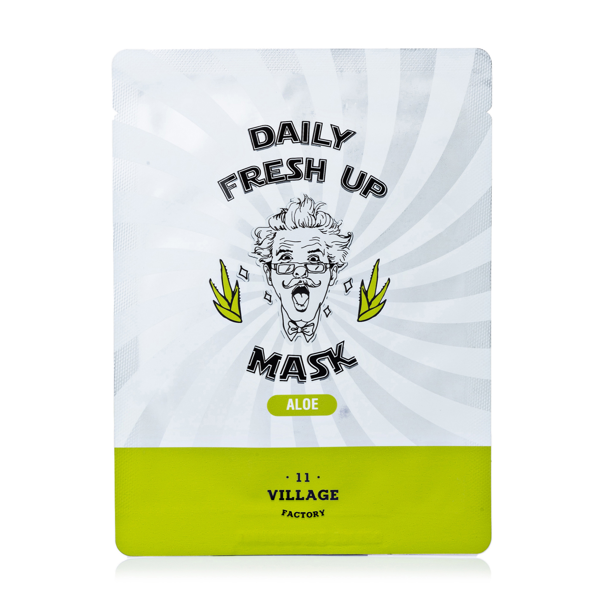 Уцінка! Тканинна маска для обличчя Village 11 Factory Daily Fresh Up Mask Aloe з екстрактом алое, 20 г
Уцінка! Тканинна маска для обличчя Village 11 Factory Daily Fresh Up Mask Aloe з екстрактом алое, 20 г