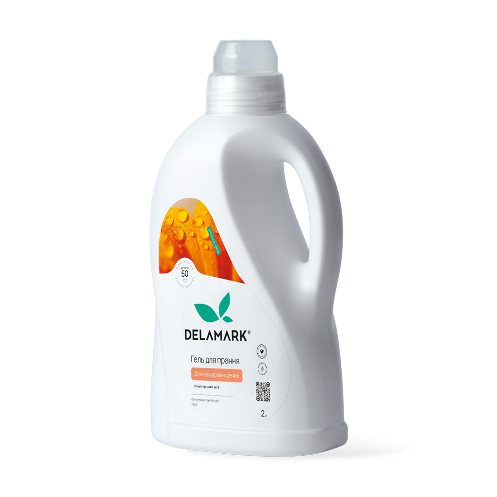Гель для прання Delamark Color до 50 циклів прання, 2 л
Гель для прання Delamark Color до 50 циклів прання, 2 л