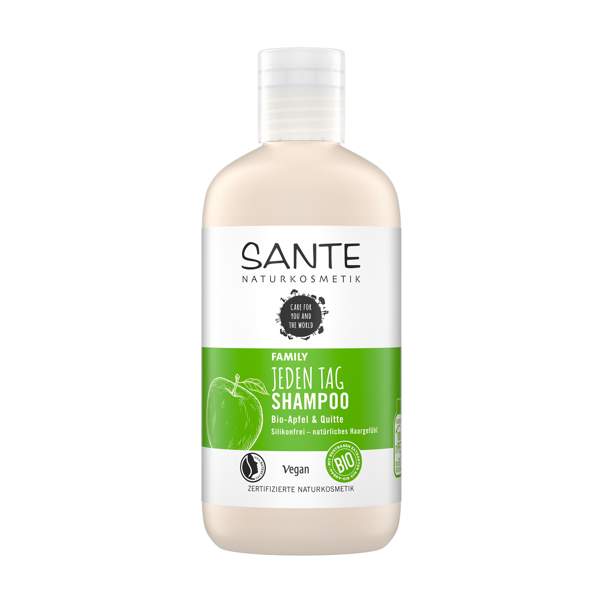 Біошампунь для всієї родини Sante Family Jeden Tag Shampoo Яблуко та айва, для щоденного догляду за волосям, 250 мл
Біошампунь для всієї родини Sante Family Jeden Tag Shampoo Яблуко та айва, для щоденного догляду за волосям, 250 мл