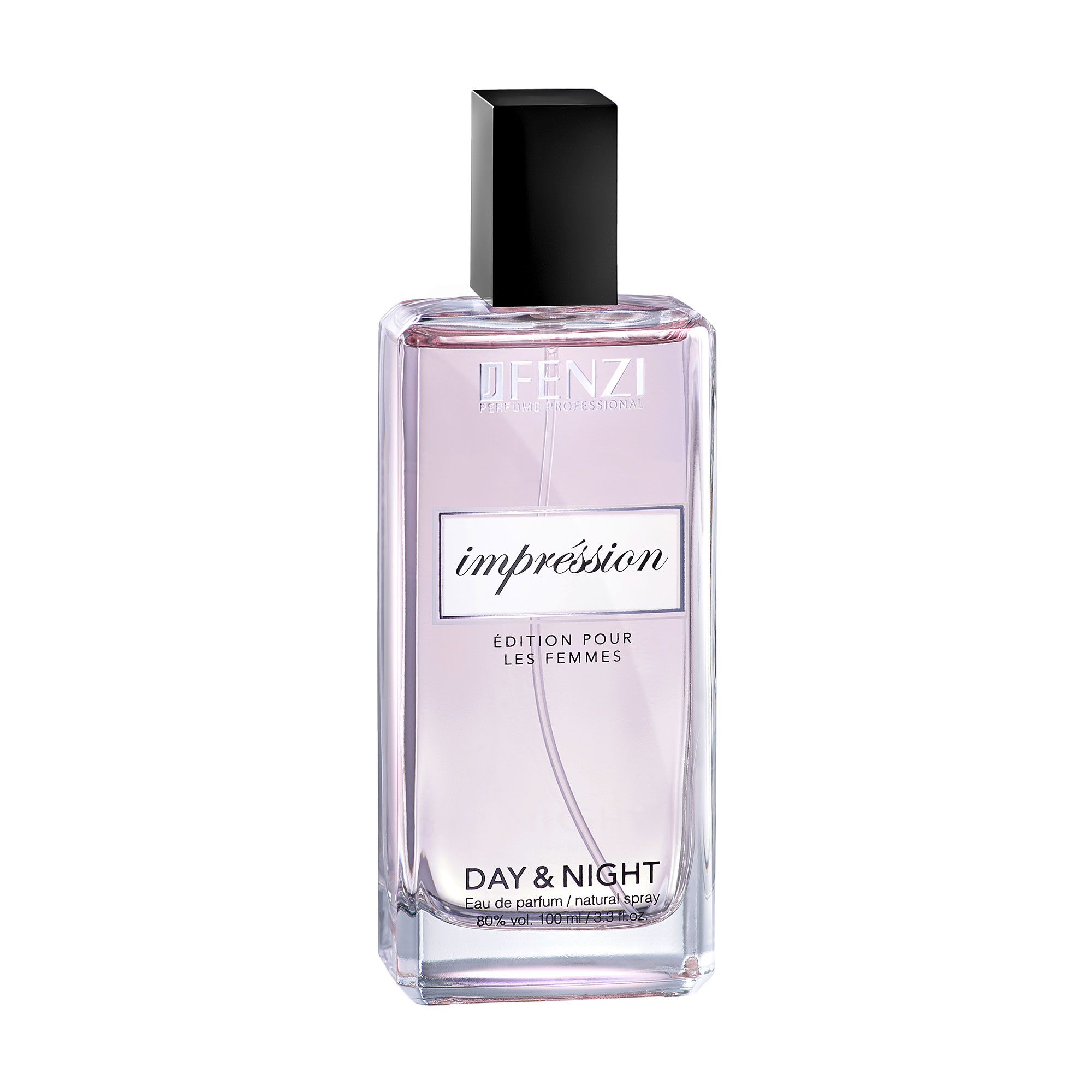 JFenzi Day & Night Impression Парфумована вода жіноча, 100 мл
JFenzi Day & Night Impression Парфумована вода жіноча, 100 мл