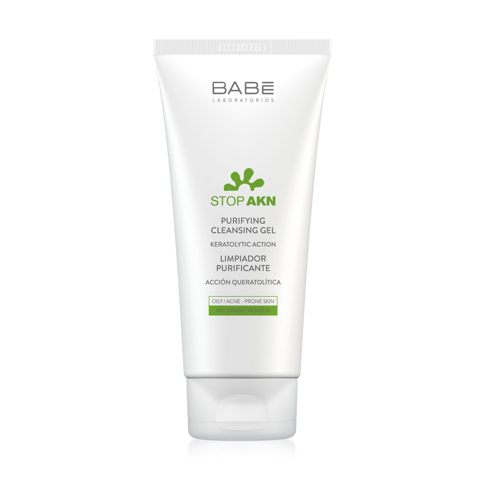 Уцінка! Очищувальний гель для вмивання BABE Laboratorios Stop Akn Purifying Cleansing Gel для жирної та проблемної шкіри, 100 мл
Уцінка! Очищувальний гель для вмивання BABE Laboratorios Stop Akn Purifying Cleansing Gel для жирної та проблемної шкіри, 100 мл