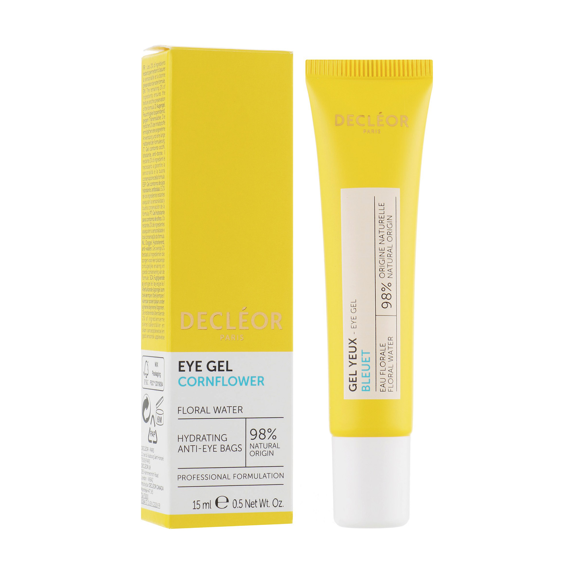Зволожувальнийгель-крем для шкіри навколо очей Decleor Hydra Floral Everfresh Hydrating Wide-Open Eye Gel, 15 мл
Зволожувальнийгель-крем для шкіри навколо очей Decleor Hydra Floral Everfresh Hydrating Wide-Open Eye Gel, 15 мл