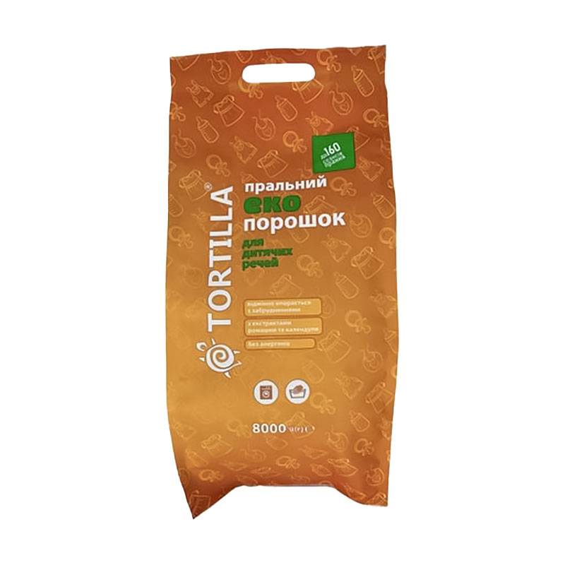 Уцінка! Пральний еко порошок Tortilla для дитячих речей, 8 кг
Уцінка! Пральний еко порошок Tortilla для дитячих речей, 8 кг