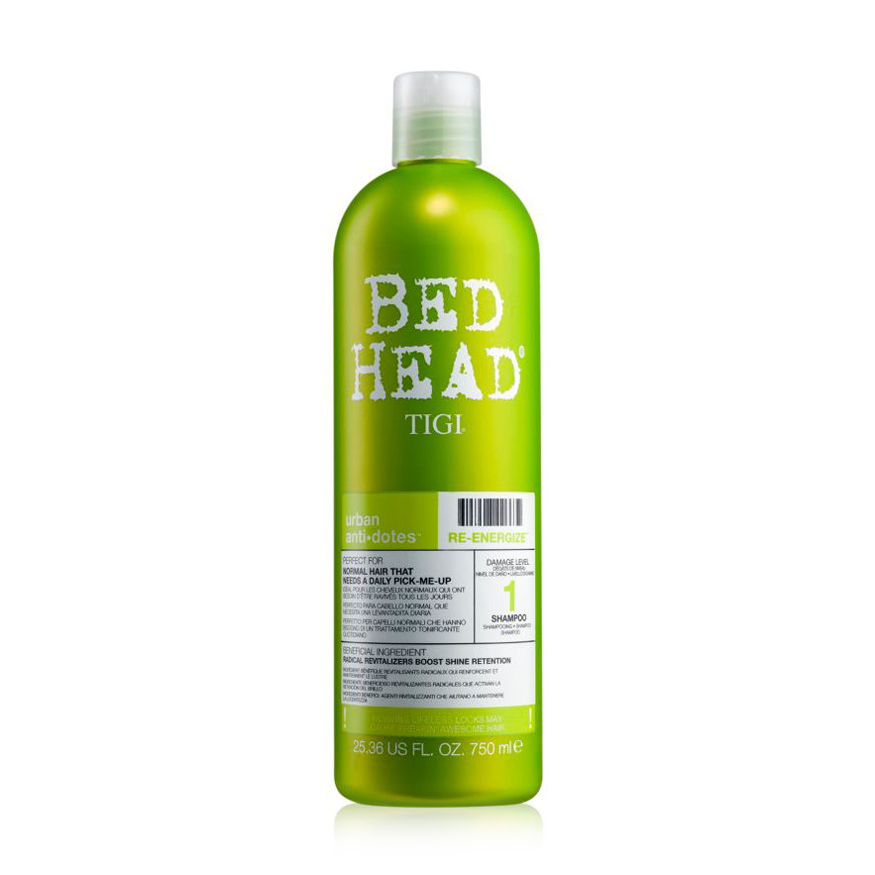 Шампунь для щоденного догляду TIGI Bed Head Urban Antidotes Re-energize для нормального волосся, 750 мл
Шампунь для щоденного догляду TIGI Bed Head Urban Antidotes Re-energize для нормального волосся, 750 мл