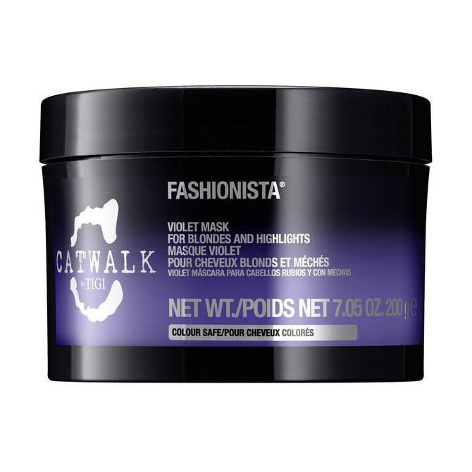 Маска TIGI Catwalk Fashionista Violet відновлююча для корекції кольору освітленого волосся 200
Маска TIGI Catwalk Fashionista Violet відновлююча для корекції кольору освітленого волосся 200