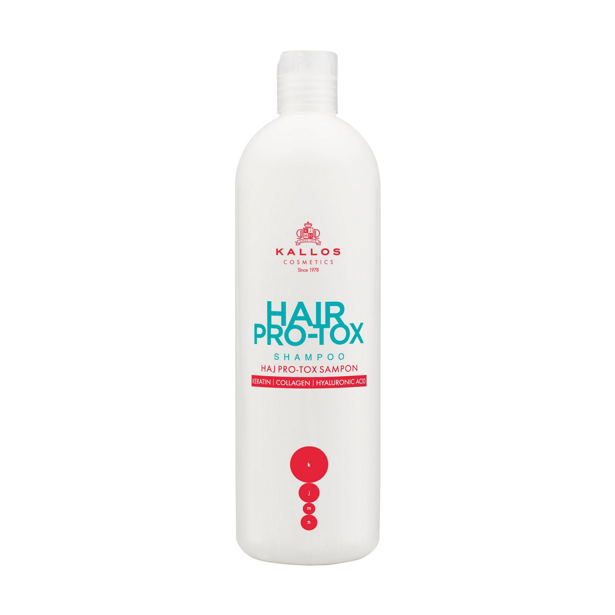 Шампунь для волосся Kallos Cosmetics Hair Pro-Tox Shampoo з кератином, колагеном та гіалуроновою кислотою, 500 мл
Шампунь для волосся Kallos Cosmetics Hair Pro-Tox Shampoo з кератином, колагеном та гіалуроновою кислотою, 500 мл