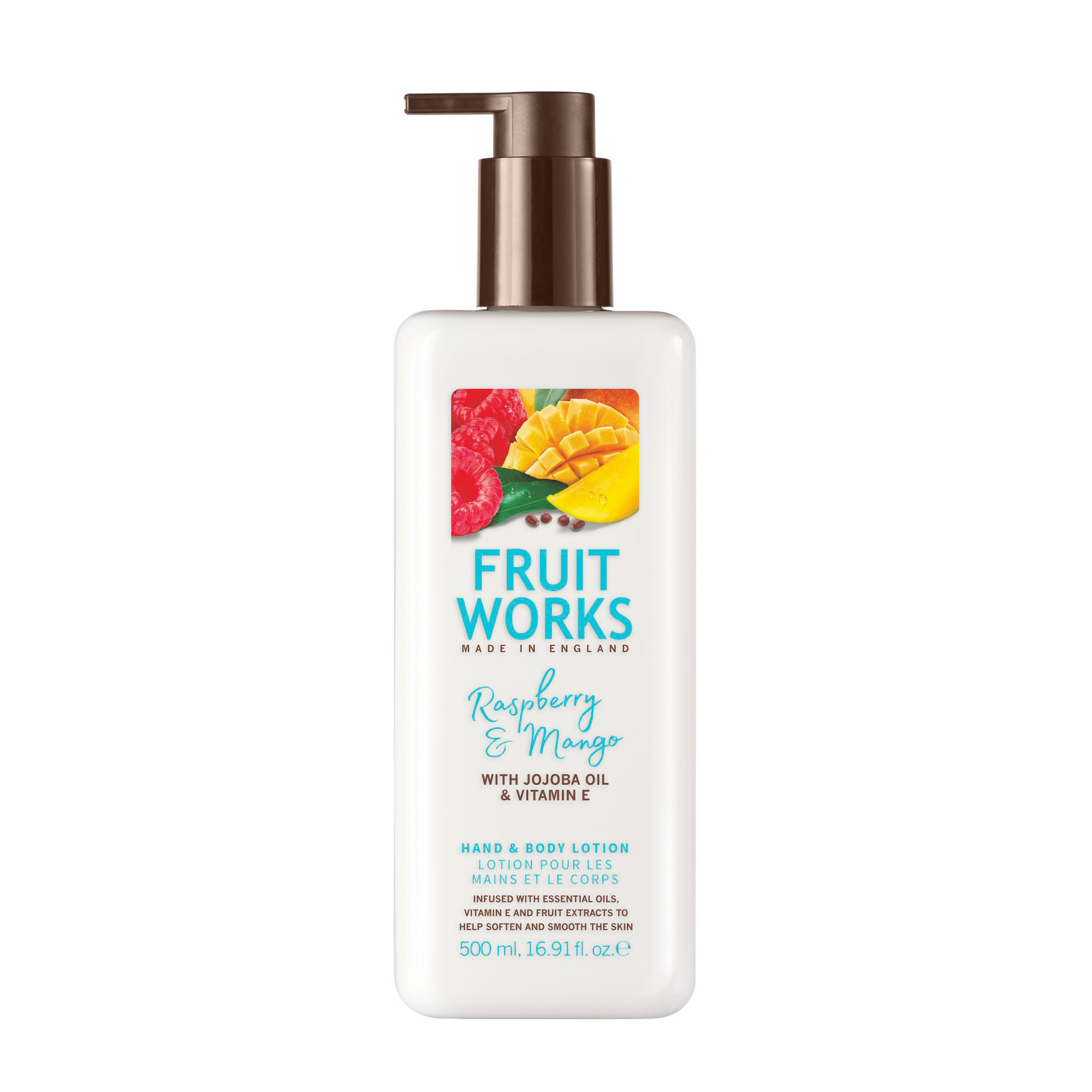 Лосьйон для рук та тіла Grace Cole Fruit Works Hand & Body Lotion Raspberry & Mango жiночий, 500 мл
Лосьйон для рук та тіла Grace Cole Fruit Works Hand & Body Lotion Raspberry & Mango жiночий, 500 мл