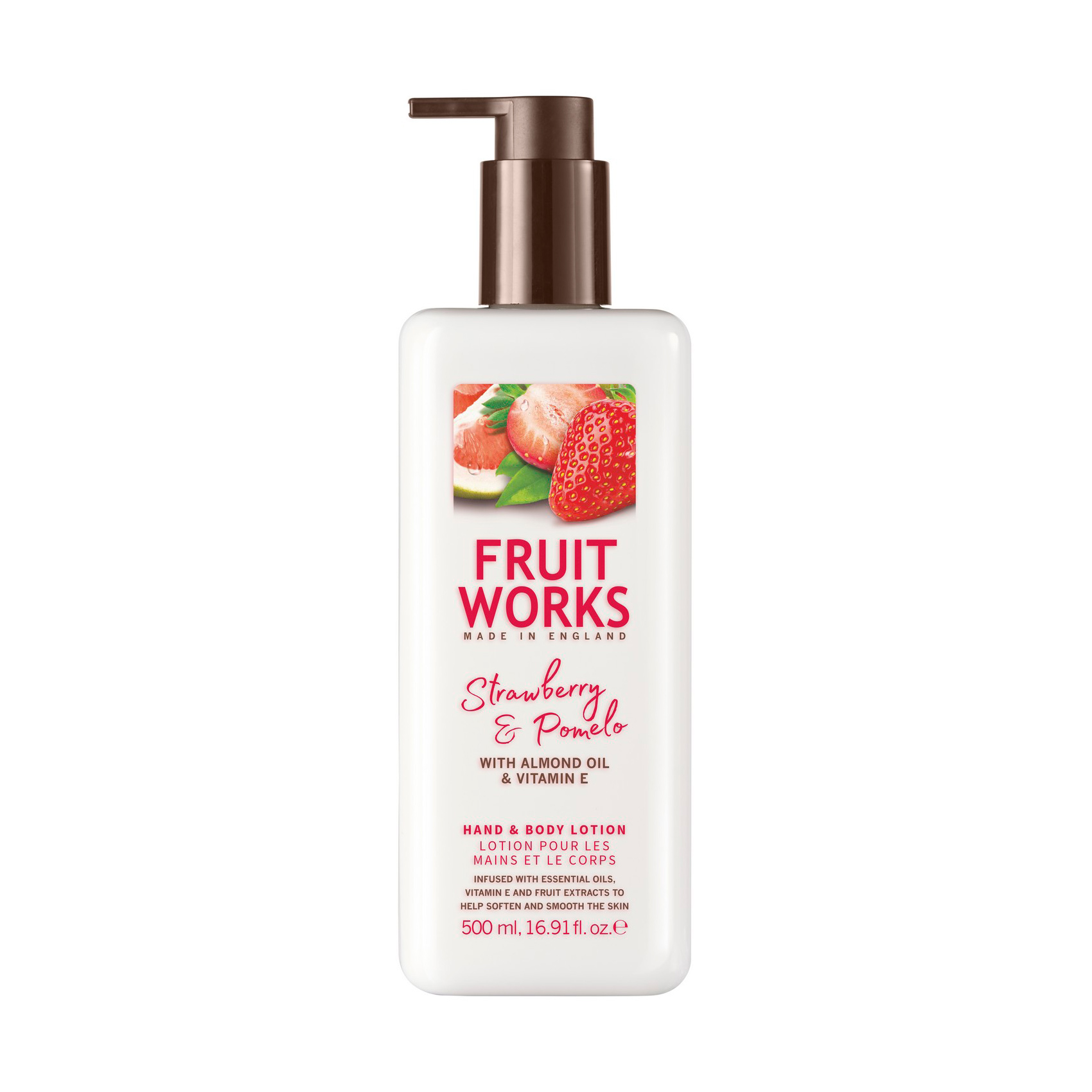 Лосьйон для рук та тіла Grace Cole Fruit Works Hand & Body Lotion Strawberry & Pomelo жiночий, 500 мл
Лосьйон для рук та тіла Grace Cole Fruit Works Hand & Body Lotion Strawberry & Pomelo жiночий, 500 мл