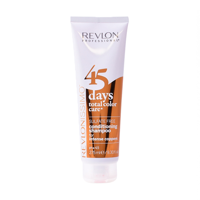 Шампунь-кондиціонер Revlon Professional Revlonissimo 45 Days Color Care Intense Coppers для мідного, рудого волосся, 275 мл
Шампунь-кондиціонер Revlon Professional Revlonissimo 45 Days Color Care Intense Coppers для мідного, рудого волосся, 275 мл