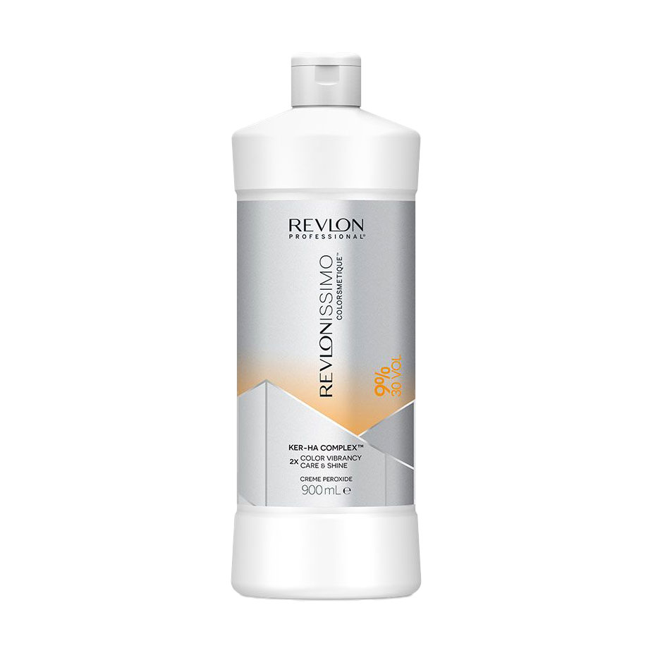 Кремоподібний окислювач для фарбування волосся Revlon Professional Revlonissimo Colorsmetique Ker-Ha Complex Creme Peroxide 9% (30 Vol), 900 мл
Кремоподібний окислювач для фарбування волосся Revlon Professional Revlonissimo Colorsmetique Ker-Ha Complex Creme Peroxide 9% (30 Vol), 900 мл