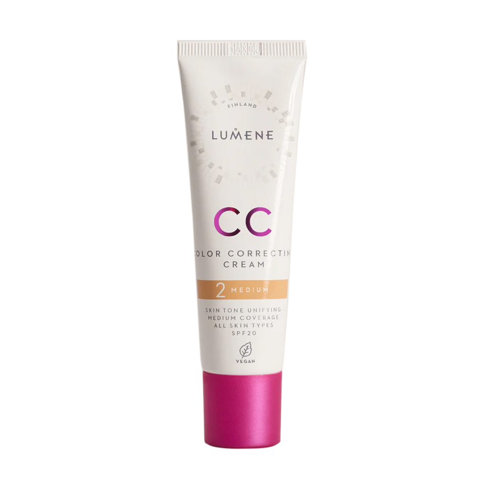 CC-крем для обличчя Lumene CC Color Correcting Cream SPF 20, 2 Medium, 30 мл
CC-крем для обличчя Lumene CC Color Correcting Cream SPF 20, 2 Medium, 30 мл