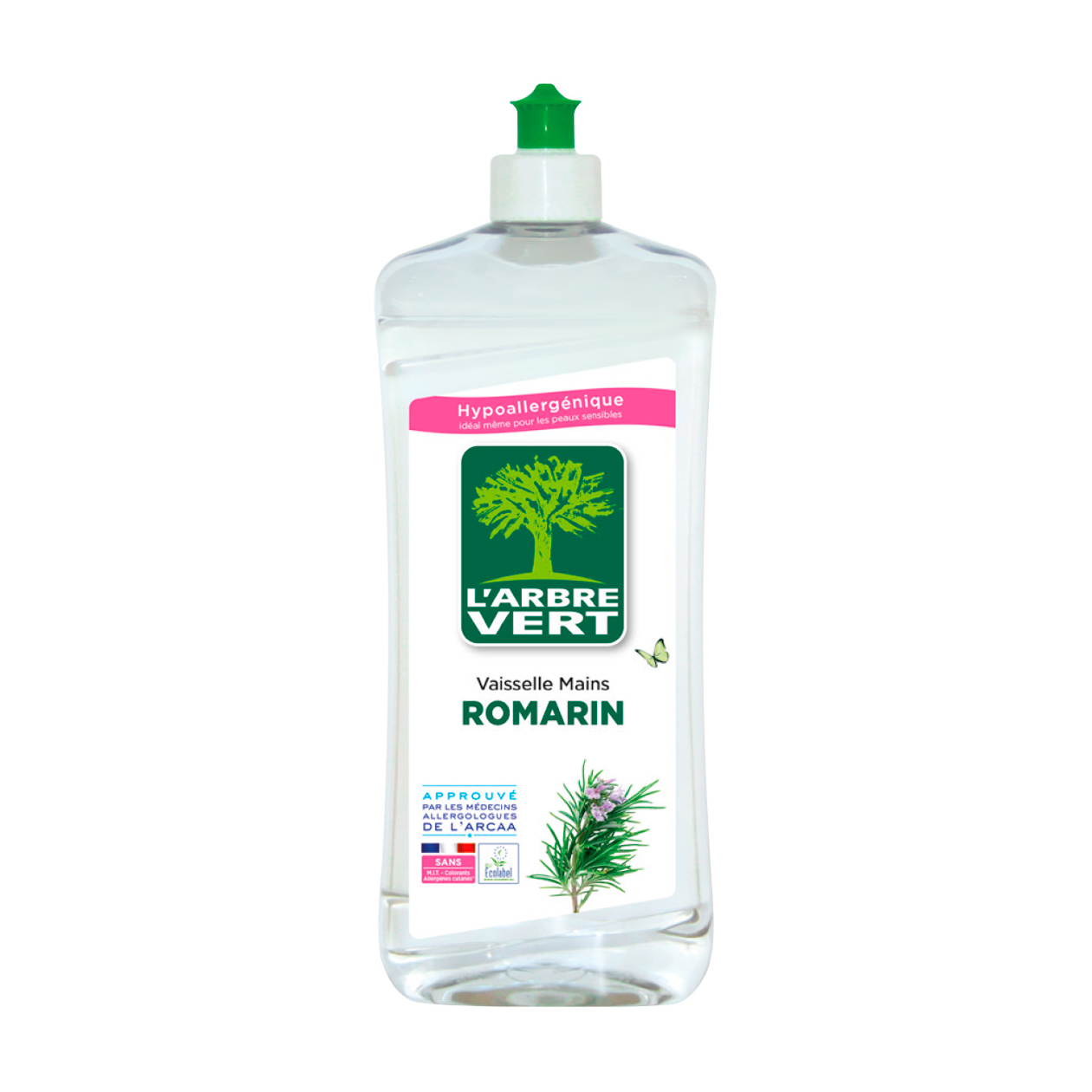 Рідина для миття посуду L'Arbre Vert Розмарин, 750 мл
Рідина для миття посуду L'Arbre Vert Розмарин, 750 мл