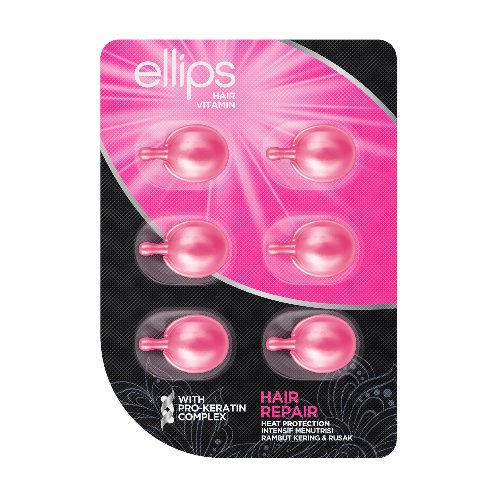 Вітаміни для волосся Ellips Hair Vitamin Repair Відновлення з Pro-кератиновим комплексом, 6*1 мл
Вітаміни для волосся Ellips Hair Vitamin Repair Відновлення з Pro-кератиновим комплексом, 6*1 мл