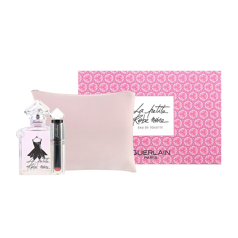 Набір жіночий Guerlain La Petite Robe Noire (туалетна вода 50 мл + губна помада Rouge a Levre 061 + косметичка)
Набір жіночий Guerlain La Petite Robe Noire (туалетна вода 50 мл + губна помада Rouge a Levre 061 + косметичка)