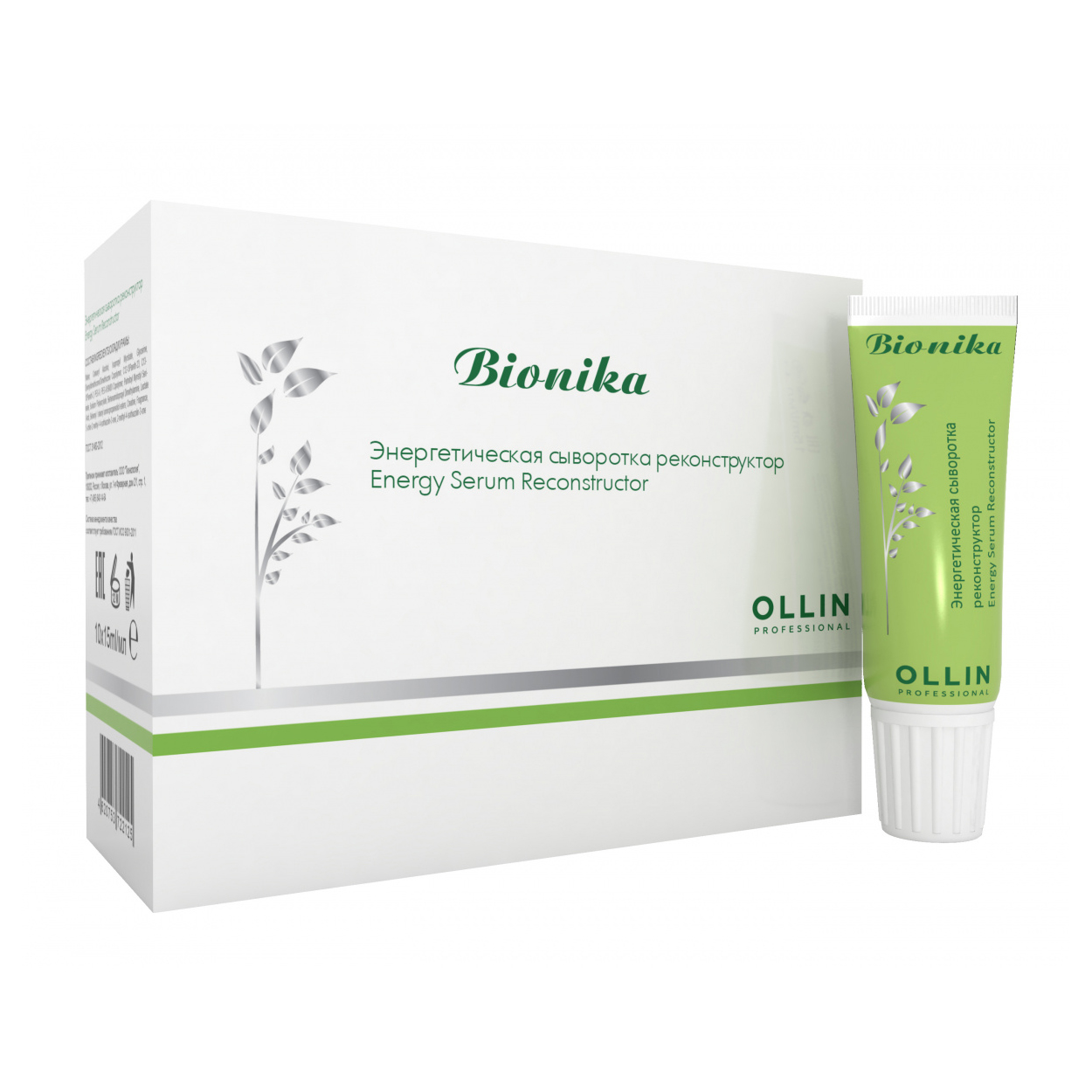 Енергетична сироватка Ollin Professional Bionika Energy Serum Reconstructor Реконструктор, для волосся, 10х15 мл
Енергетична сироватка Ollin Professional Bionika Energy Serum Reconstructor Реконструктор, для волосся, 10х15 мл