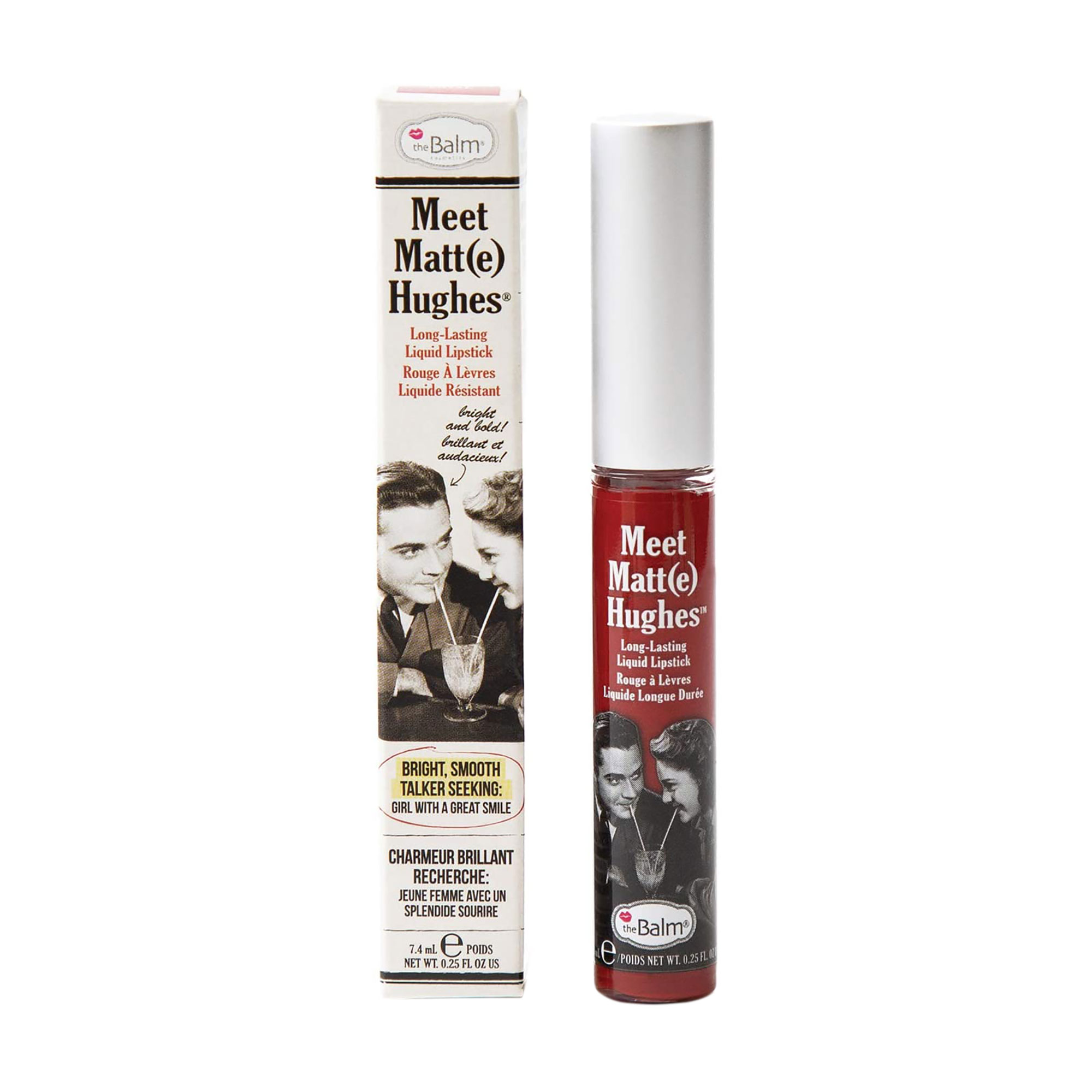 Уцінка! Рідка матова помада для губ theBalm Meet Matt(e) Hughes Long-Lasting Liquid Lipstick, Loyal, 7.4 мл
Уцінка! Рідка матова помада для губ theBalm Meet Matt(e) Hughes Long-Lasting Liquid Lipstick, Loyal, 7.4 мл