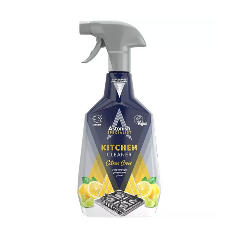 Універсальний очищувач для кухні Astonish Kitchen Cleaner Citrus Grove, 750 мл
Універсальний очищувач для кухні Astonish Kitchen Cleaner Citrus Grove, 750 мл