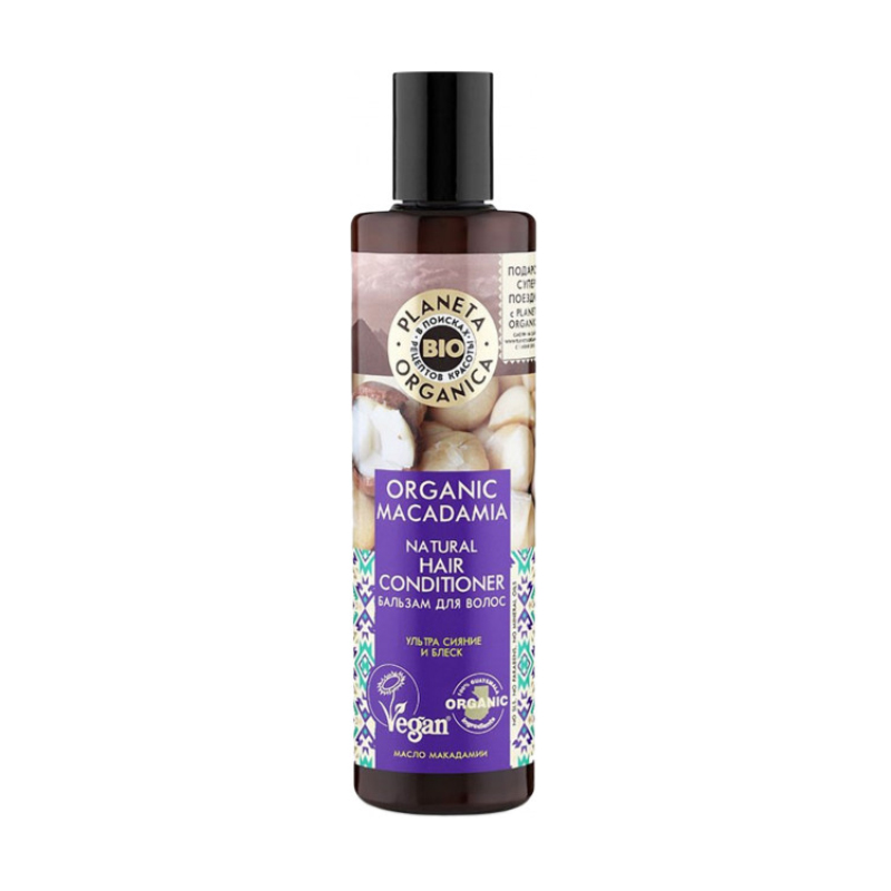 Бальзам для волосся Planeta Organica Organic Macadamia Natural Hair Conditioner Ультрасяйво та блиск, 280 мл
Бальзам для волосся Planeta Organica Organic Macadamia Natural Hair Conditioner Ультрасяйво та блиск, 280 мл