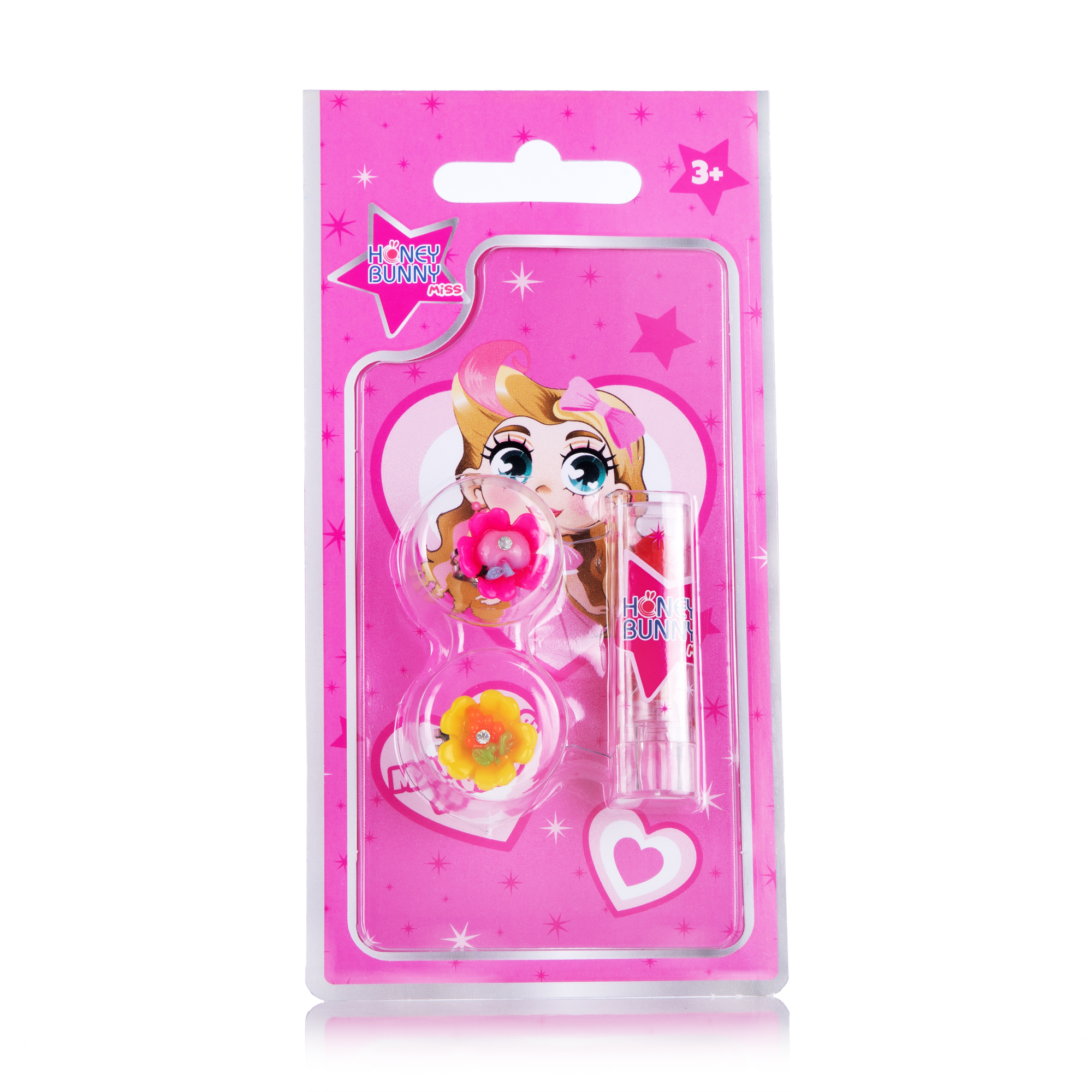 Уцінка! Дитяча помада-бальзам для губ Honey Bunny Miss Маленьке диво, 1.7 г + каблучки, 2 шт
Уцінка! Дитяча помада-бальзам для губ Honey Bunny Miss Маленьке диво, 1.7 г + каблучки, 2 шт