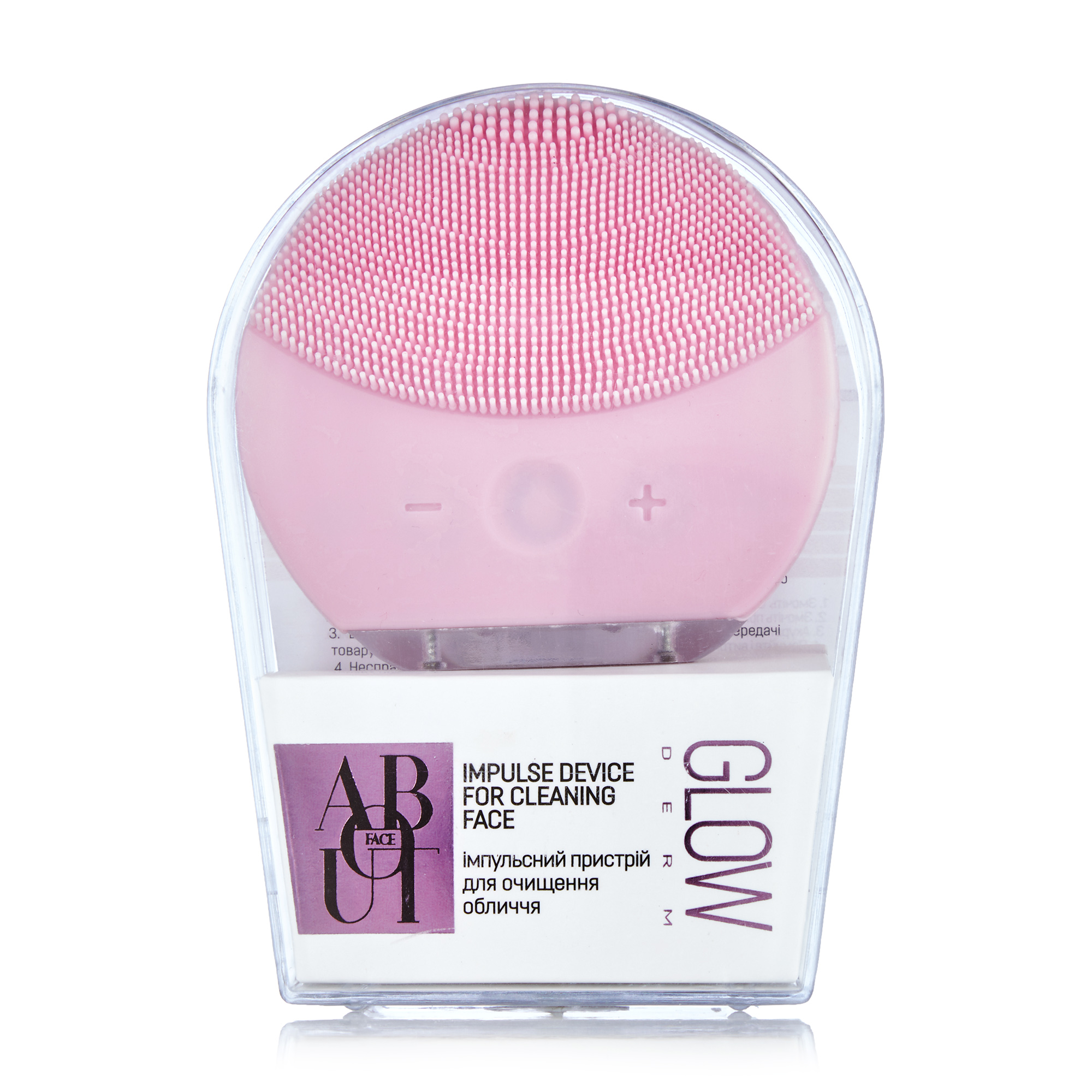 Уцінка! Імпульсна щіточка для вмивання ABOUT face Glow Derm Impulse Device for Cleaning Face
Уцінка! Імпульсна щіточка для вмивання ABOUT face Glow Derm Impulse Device for Cleaning Face