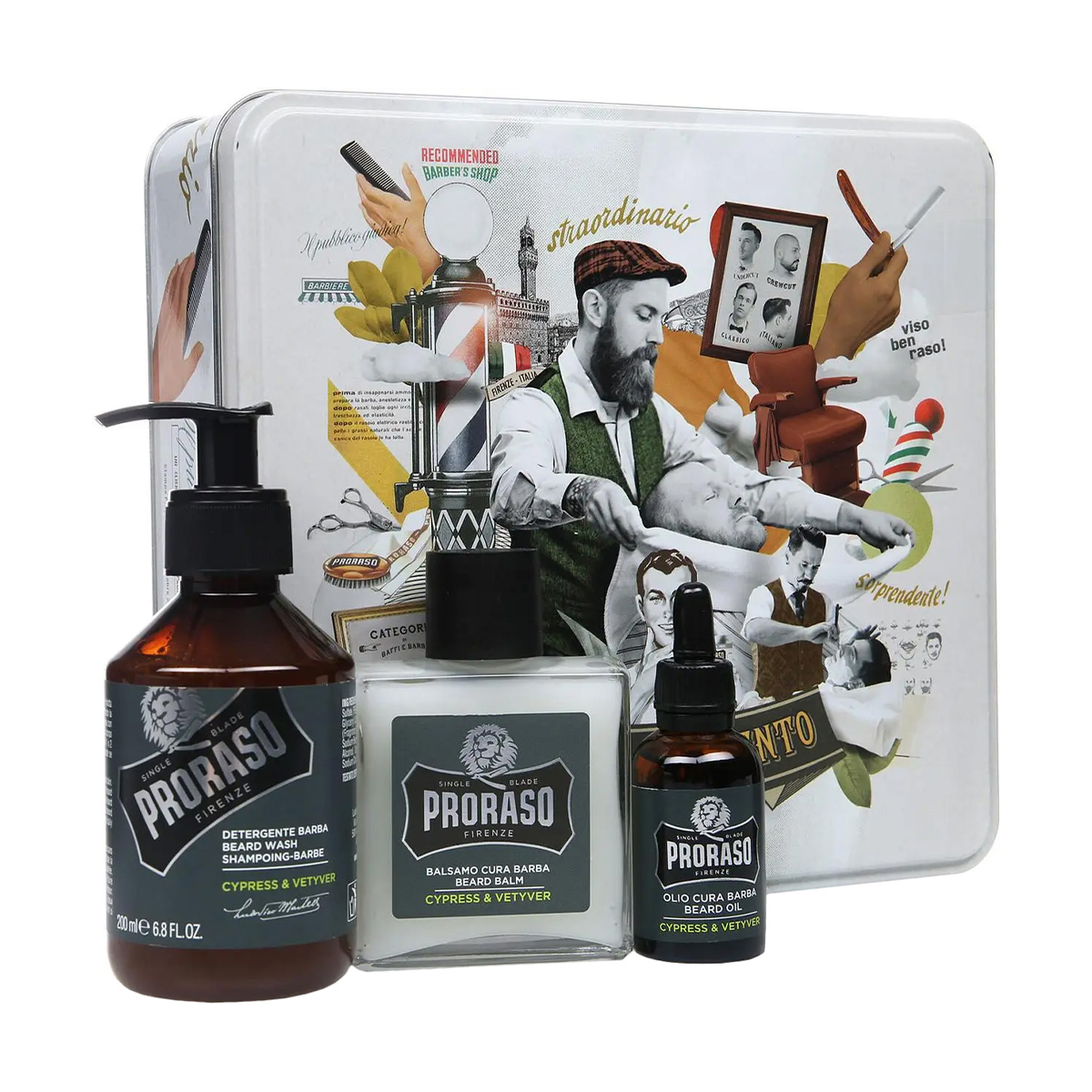 Набір для догляду за бородою Proraso Cypress & Vetyver (шампунь для бороди, 200 мл + бальзам для бороди, 100 мл + олія для бороди, 30 мл)
Набір для догляду за бородою Proraso Cypress & Vetyver (шампунь для бороди, 200 мл + бальзам для бороди, 100 мл + олія для бороди, 30 мл)