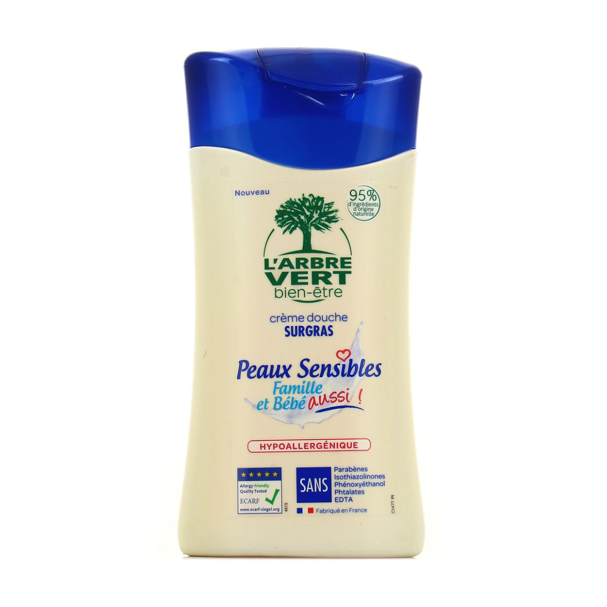 Уцінка! Гель для душу L'Arbre Vert Family&Baby Sensitive для чутливої шкіри, гіпоалергенний, 250 мл
Уцінка! Гель для душу L'Arbre Vert Family&Baby Sensitive для чутливої шкіри, гіпоалергенний, 250 мл