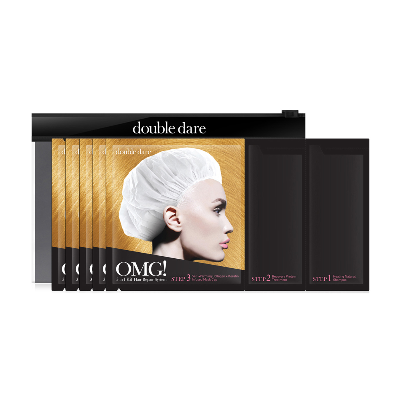 Комплекс масок трикомпонентний Double Dare Omg! 3in1 Kit Hair Repair System Реанімація волосся, 5 шт
Комплекс масок трикомпонентний Double Dare Omg! 3in1 Kit Hair Repair System Реанімація волосся, 5 шт