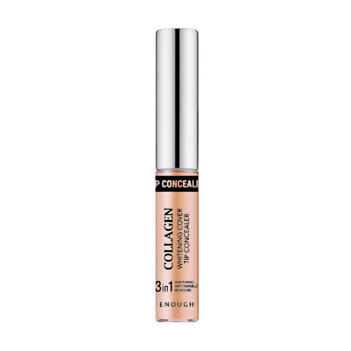 Освітлювальний колагеновий консилер для обличчя Enough Collagen Whitening Cover Tip Concealer 3 In 1, 01 Light Beige, 9 г
Освітлювальний колагеновий консилер для обличчя Enough Collagen Whitening Cover Tip Concealer 3 In 1, 01 Light Beige, 9 г