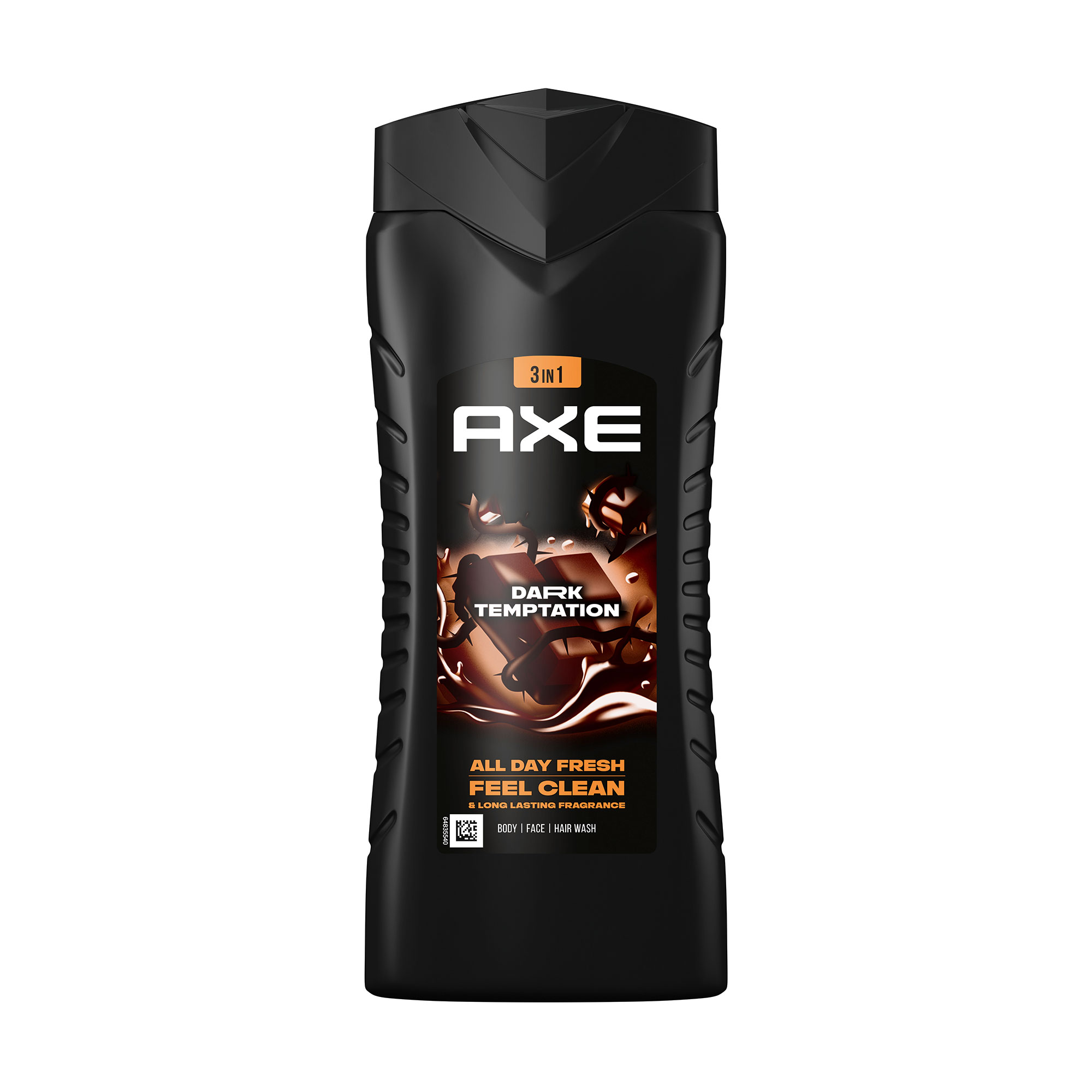 Уцінка! Гель для душу 3 в 1 Axe Dark Temptation ALL DAY FRESH, чоловічий, 400 мл
Уцінка! Гель для душу 3 в 1 Axe Dark Temptation ALL DAY FRESH, чоловічий, 400 мл