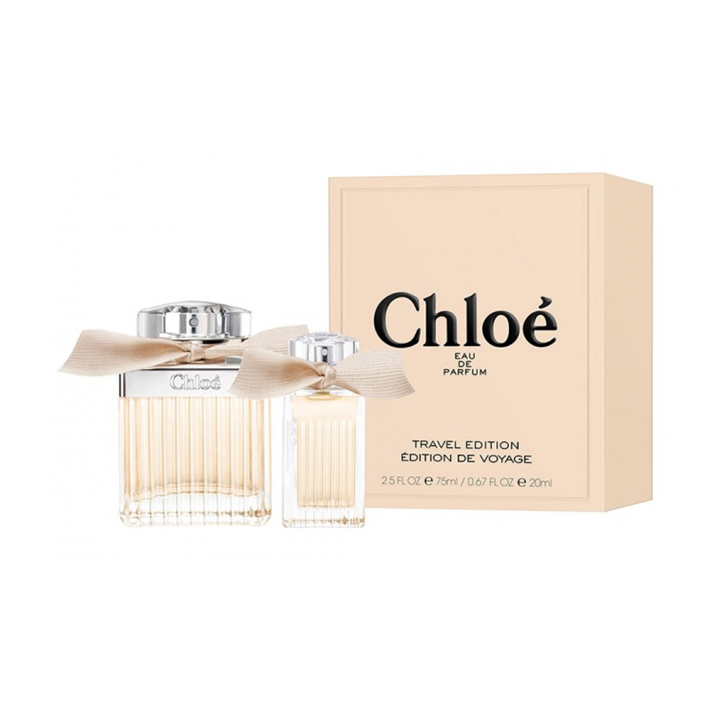 Парфумований набір жіночий Chloe Eau de Parfum (парфумована вода, 75 мл + парфумована вода, 20 мл)
Парфумований набір жіночий Chloe Eau de Parfum (парфумована вода, 75 мл + парфумована вода, 20 мл)