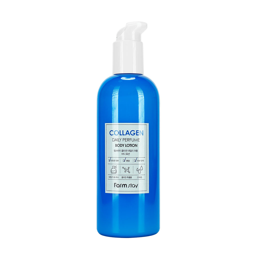 Парфумований лосьйон для тіла FarmStay Collagen Daily Perfume Body Lotion з колагеном, 330 мл
Парфумований лосьйон для тіла FarmStay Collagen Daily Perfume Body Lotion з колагеном, 330 мл