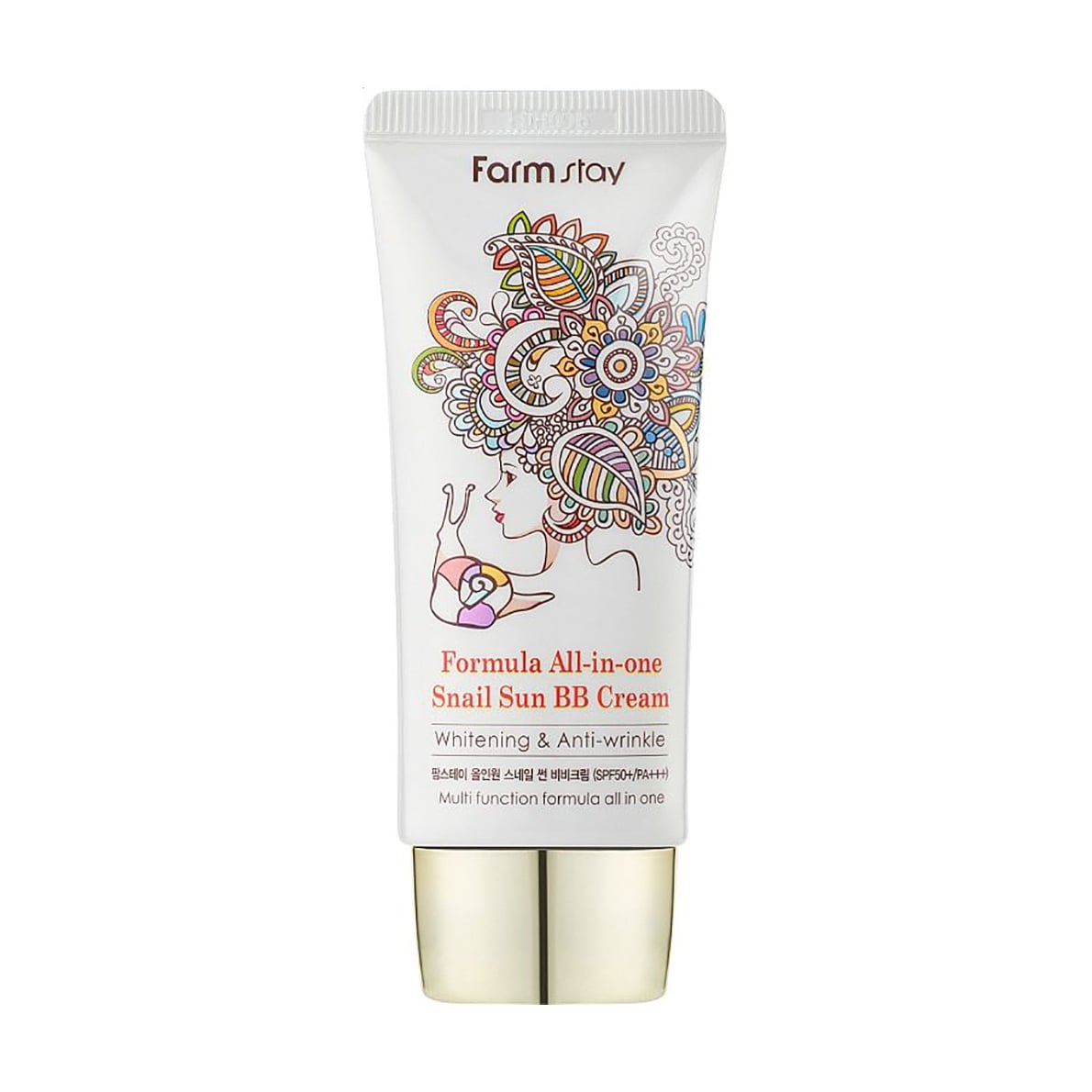 Уцінка! BB-крем для обличчя FarmStay All-In-One Snail Sun BB Cream SPF 50+/PA+++ з муцином равлика, 50 мл
Уцінка! BB-крем для обличчя FarmStay All-In-One Snail Sun BB Cream SPF 50+/PA+++ з муцином равлика, 50 мл
