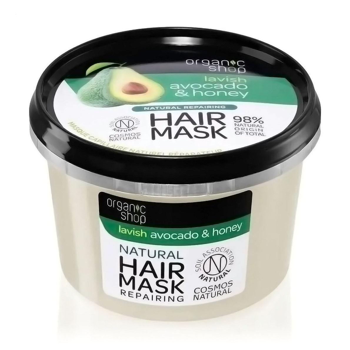 Маска для волосся Organic Shop Organic Avocado and Honey Hair Mask Медове авокадо, 250 мл
Маска для волосся Organic Shop Organic Avocado and Honey Hair Mask Медове авокадо, 250 мл