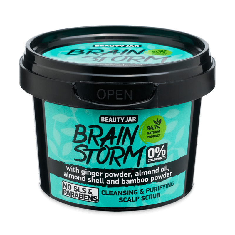 Очищувальний скраб для шкіри голови Beauty Jar Brain Storm Cleansing & Purifying Scalp Scrub, 100 г
Очищувальний скраб для шкіри голови Beauty Jar Brain Storm Cleansing & Purifying Scalp Scrub, 100 г