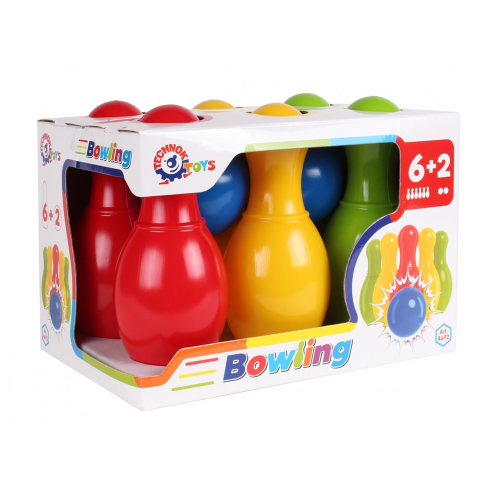 Ігровий набір TechnoK Боулінг, 8 предметів, від 3 років (4692)
Ігровий набір TechnoK Боулінг, 8 предметів, від 3 років (4692)